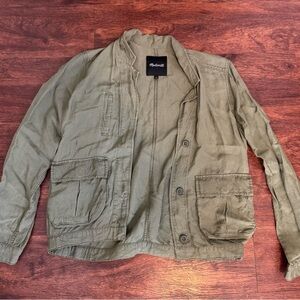Madewell Women's Military Field Jacket in Olive
